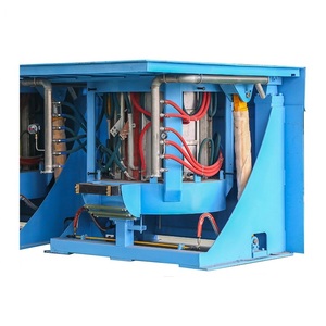 Carcasa de acero Inclinación hidráulica 500 Kg Acero inoxidable Hierro Cobre Horno 0,5 T Horno de fusión por inducción - Product Image 6