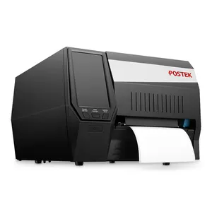 POSTEK औद्योगिक ग्रेड आरएफआईडी लेबल थर्मल स्टीकर प्रिंटर बारकोड थर्मल स्थानान्तरण प्रिंटर