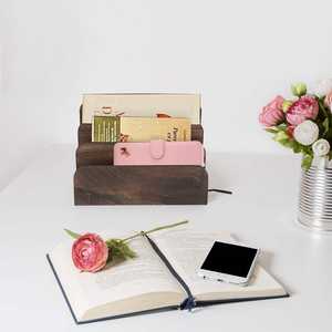 Eco-Friendly Desktop <b>Tablet</b> <b>Stand</b> Wood Rectangle Shape Desktop <b>Tablet</b> Pine Wood Modern Style Bookholder - Product Image 1