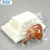 Sac sous vide transparent en nylon de qualité alimentaire sur mesure, thermoscellé PA/PE, pour la conservation de la viande congelée (saumon, porc, steak, fruits de mer)