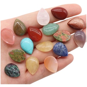Bán Buôn 13X18Mm Pha Lê Hạt Teardrop Hình Chữa Bệnh Cabochon Đá Quý Hạt Đối DIY Làm Đồ Trang Sức - Product Image 2