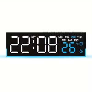 Casual Seat Hanging Dual-purpose Living Room <b>Clock</b> Large Font <b>Digital</b> <b>Clock</b> Multiple Sets of Alarm <b>Clocks</b> Multi-function - Product Image 1