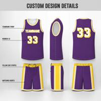 Conjunto de Uniforme de Baloncesto Personalizado Pro-Am, Equipación para Equipos de Liga Recreativa de Élite, Malla de Alta Densidad de 180GSM, Tallas Estadounidenses Listas para Usar