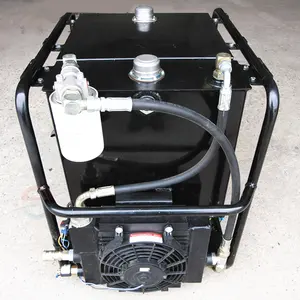 Unit daya hidrolik bertenaga Gas power pack dengan mesin diesel