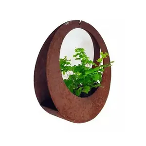 Macetero de pared para jardín, macetas colgantes decorativas de tamaño grande, macetas de plantas, macetas grandes de autorriego para exteriores, para árbol