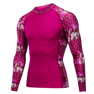เสื้อกีฬากันผื่นสำหรับผู้ชายผ้าซับเหงื่อแบบสั่งทำ - Product Image 4