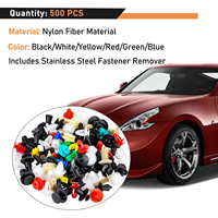 Clips de voiture universels en plastique neufs, colorés, pour pare-chocs et ailes de voiture, pour Lexus, pour Acura -QEEPEI