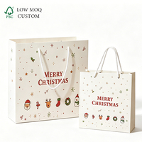 Sacchetti Regalo di Natale Personalizzati con Stampa Cartoon, Borse Riciclabili per Shopping Natalizio e Confezioni Regalo