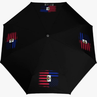 Parapluie Automatique Imperméable et Anti-UV avec Motif Imprimé Thème Drapeau National Haïtien – Design Attrayant