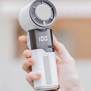 Ventilador Portátil Recarregável de Alta Qualidade para Acampamento ao Ar Livre e Piquenique 2026 com Função Power Bank e Refrigeração, Cabo Retrátil - Product Image 5
