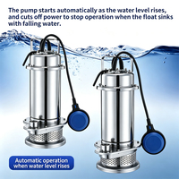 Pompe submersible à eau propre haute pression en acier inoxydable anticorrosion 1,5 CV à haut rendement pour l'agriculture et l'industrie