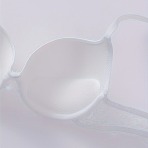 Tume Pure Desire Sous-Vêtements pour Amazon Vente Chaude Fleur Dentelle <span class=keywords><strong>Soutien</strong></span>-<span class=keywords><strong>Gorge</strong></span> avec Bandoulière Réglable Anneau En Acier Mince Coupe Sans Fil - Product Image 5