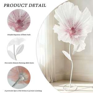 Nuovi Fiori Artificiali in Seta per Palcoscenico Nuziale e Fiori in Seta Vera su Rete per Decorazioni Matrimoniali OEM - Product Image 4