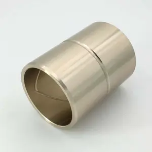 Customized high-strength wear-resistant brass bushing bearing CuZn25Al6Fe3Mn3, oil groove lubricated copper bush