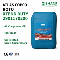 Huile de compresseur synthétique Atlas Copco 2901170200 Roto Xtend Duty Fluid pour compresseur d'air à vis à injection d'huile 20L