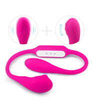 LOVE Neu Erschienen: Doppelt geformter Saugvibrator mit Massagefunktion, aus weichem medizinischem Silikon, IPX6 wasserdicht, USB magnetisch aufladbar, leise