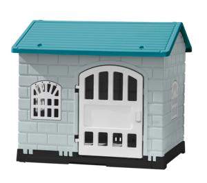 Caja de plástico para perros de dos vías, alta calidad, fácil de instalar, moderna, <span class=keywords><strong>casa</strong></span> interior y exterior - Product Image 4