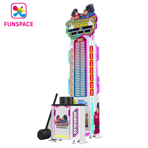Funspace prix usine machine de jeu de boxe d'arcade à pièces machine de jeu de marteau à frapper classique - Product Image 2
