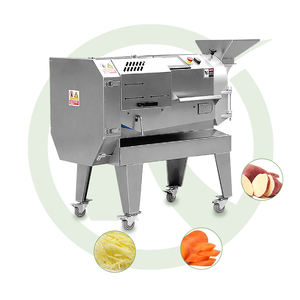 Rallador industrial a gran escala de patata, cebolla, zanahoria, tomate, mango, limón, plátano, cortador de frutas y verduras con escurridor - Product Image 2