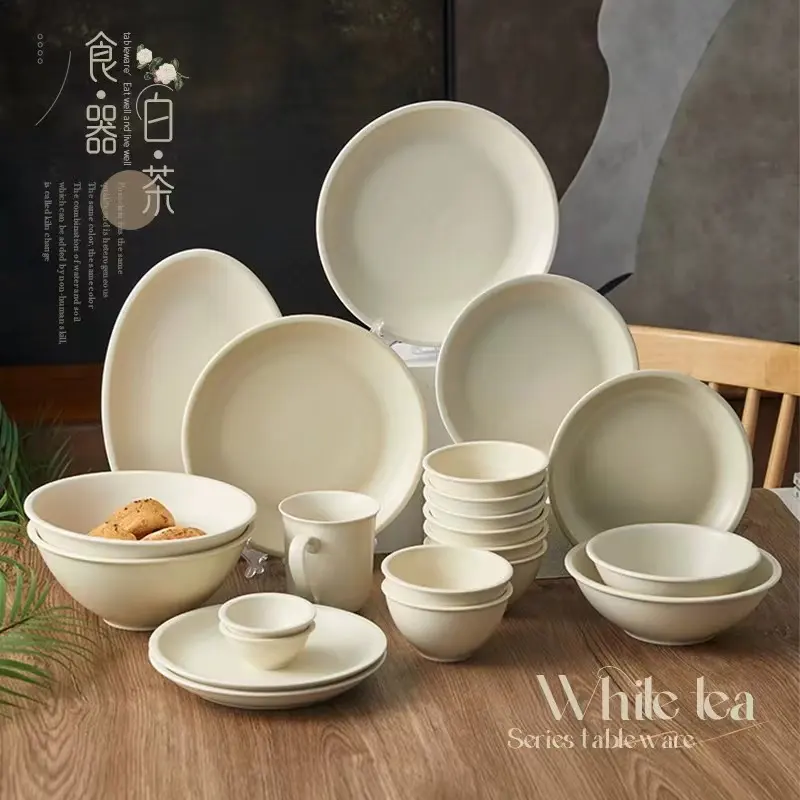 Set peralatan makan keramik pir lukisan tangan segar kecil gaya Korea dengan cangkir rumah tangga kecil kecantikan tinggi mangkuk cangkir piring Mug