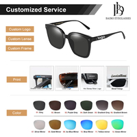 Lunettes de soleil polarisées transfrontalières les plus vendues pour hommes et femmes - Élégantes lunettes de soleil en métal à monture complète de qualité supérieure avec protection UV