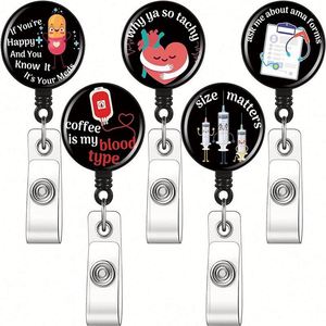 Cadeaux promotionnels personnalisés, accessoires infirmiers avec logo DIY, porte-badge en gros - Product Image 1