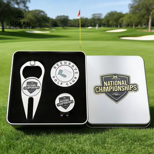 Set <span class=keywords><strong>de</strong></span> Regalo <span class=keywords><strong>de</strong></span> Golf Profesional <span class=keywords><strong>de</strong></span> Fábrica China: Herramienta para Divots Grabada, Fichas <span class=keywords><strong>de</strong></span> Póker <span class=keywords><strong>de</strong></span> Golf <span class=keywords><strong>y</strong></span> Marcador <span class=keywords><strong>de</strong></span> Pelota Personalizado - ¡Gran Venta, Diseño Gratuito! - Product Image 2