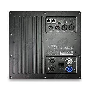 Amplificateur DSP professionnel GETSHOW 1200+400+400W, système audio 2.1, module d'alimentation, plaque en aluminium, construction à trois voies audio - Product Image 1