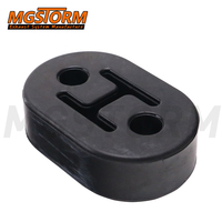 Support d'échappement en caoutchouc PU 74x48mm avec 2 trous