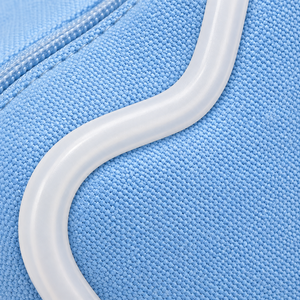 Fancy Makeup Travel Bag Star Shape Jelly Trim Toiletry Pouch Frost White Sky Blue Wash Bag Custom Logo - Product Image 6