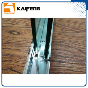 Tùy chỉnh Bypass thép không gỉ phòng tắm vòi sen phân vùng KF-2309C đôi cửa trượt 8mm Tempered Glass thiết kế hiện đại cho khách sạn - Product Image 6