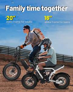 دراجة كهربائية صغيرة كاملة الحجم من أكتبيست بليز للبالغين والمراهقين مع دواسات، شحن مجاني داخل الولايات المتحدة - Product Image 6