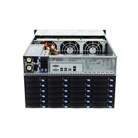 Chasis de Servidor de Rack ATX de Alta Calidad OEM Personalizado Xeon E5 de 10 Núcleos a 2.3GHz, 32G DDR4 RECC, 128G SSD, 6U, 60 Bahías