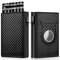 Dompet Saku Depan Minimalis Tipis dari Aluminium dengan Penjualan Terlaris, Dilengkapi dengan Pelindung RFID dan Tempat Kartu Kredit