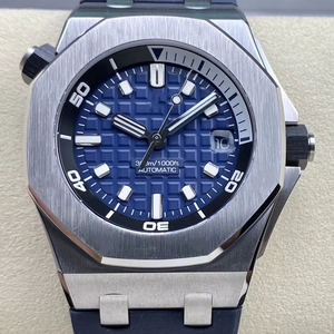 Reloj Mecánico de Lujo de la Mejor Calidad, Resistente al Agua, 42 mm, Fábrica ZF, Movimiento 4308, Esfera Azul Luminosa 15720, Reloj Super Diver - Product Image 1