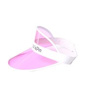 Gorra de Visera Transparente de Plástico con Protección UV para Exteriores, Gorra de Sol Personalizada con Logotipo, Gorra Deportiva para Playa, Golf, Tenis