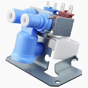 Valve d'entrée d'eau pour réfrigérateur GE WR57X10051, électrique, en plastique, installation facile, pièce 00410 - Product Image 1