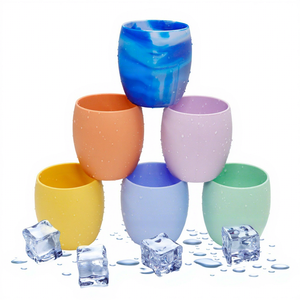 Verre à vin pliable multifonctionnel en silicone de qualité alimentaire OEM ODM, gobelet en silicone pour boissons - Product Image 3
