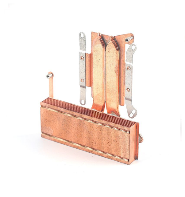 Pure Copper Heat Pipe Heatsink Passive CPU Cooler for Mini PC Notebook Industrial Embedded System Custom OEM Thermal Solution