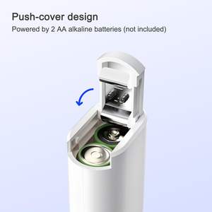 <span class=keywords><strong>Mousseur</strong></span> à lait électrique portable en plastique à piles, mini <span class=keywords><strong>mousseur</strong></span> à lait avec poignée pour café, matcha, poudre de protéines, blanc - Product Image 3