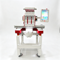 Machine à broder à tête unique de haute précision pour la production de broderies sur casquettes, serviettes, sacs et textiles