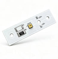 Module LED UVC personnalisé SMD3535 265nm/275nm en aluminium MCPCB avec résistance intégrée, lumière LED UV profonde, PCBA
