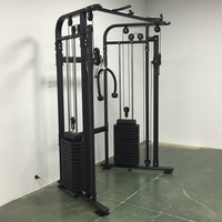 TOPFIT Appareil d'entraînement fonctionnel multifonctionnel pour la gym, avec Crossover à câbles, Smith Machine et Power Rack