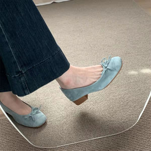 Zapatos de Tacón Bajo de Cuero con Diseño Calado, Cómodos, con Punta en Pico, Impermeables, Aptos para Hombres y Mujeres - Product Image 6