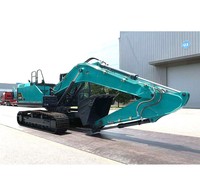 Excavatrice hydraulique SWE210F de 21 tonnes avec pelle à roche et brise-roche pour les travaux miniers, la construction, les travaux de terrassement lourds et les projets de carrière
