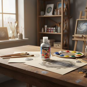 Wholesale Supply of 250ml Silver Gouache Paint for Artists and Crafts Versatile for <b>Canvas</b> Paper Glass Set in <b>Box</b> Packaging - Product Image 3