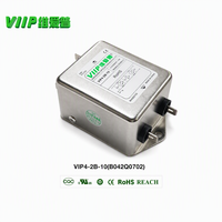 Filtre de ligne électrique CA VIP4-2B-10 B042Q0702 par VIIP, 220V 6A monophasé, filtre RFI pour onduleurs solaires et stockage d'énergie