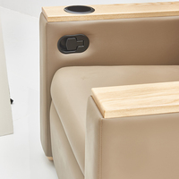 Sillón de Hospital Moderno con Ajuste Eléctrico, Sofá de Infusión Hospitalario Ergonómico con Soporte Venoso