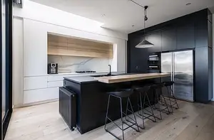 CBMmart setelan desain dapur, furnitur kabinet Modern ide desain perabotan pintar di dapur