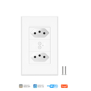Moes เต้ารับติดผนังอัจฉริยะบราซิล10A มาตรฐานควบคุมแอปพลิเคชั่น WiFi Tuya Smart Home - Product Image 5